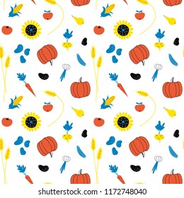 veggie seamless pattern