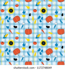 veggie seamless pattern