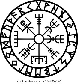 Vegvisir, Islandês Bússola de Navegação