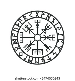 vegvisir protective Viking compass for travelers