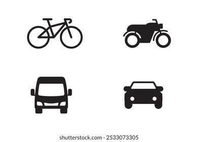 vehichles icon sign symbol vector design template