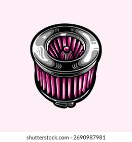 Ilustración de diseño de Vector de Filtrar de aire de vehículo