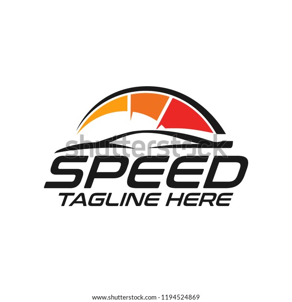 vehicle car Fast\
and Speed logo template\
vector