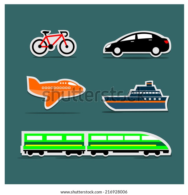 Vehicle Cartoon\
Set