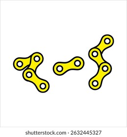 projeto de ilustração da cadeia do veículo, adequado para elementos de projeto