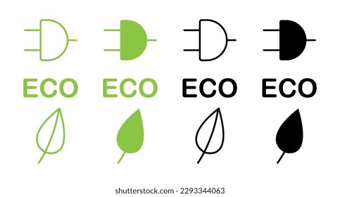 Vehicle charge level. A sign an energy station. Ecological fuel icon set, green fuel vector, energy sign and symbol concept on white background