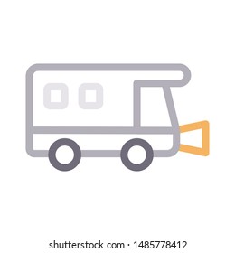 vehicle colour line vector icon
