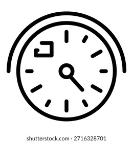 Vehicle dashboard icon. Outline vehicle dashboard vector icon for web design isolated on white background