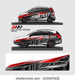 vehicle decal graphic kit design. abstract lines with camouflage background for car vinyl sticker wrap