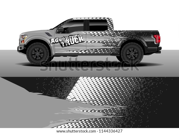 Vehicle decal\
wrap design, truck, car and cargo van vector. Graphic abstract\
stripe background designs for vehicle, race, advertisement,\
adventure and livery\
car.