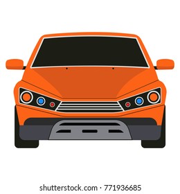 Vehicle design over white background, vector illustration.