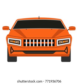 Vehicle design over white background, vector illustration.