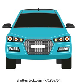 Vehicle design over white background, vector illustration.
