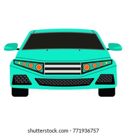 Vehicle design over white background, vector illustration.