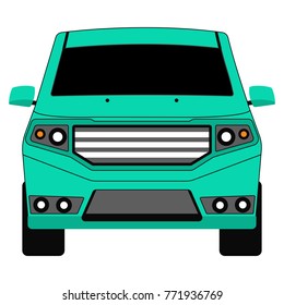 Vehicle design over white background, vector illustration.