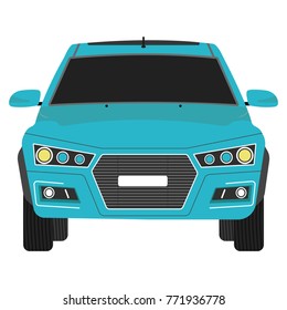 Vehicle design over white background, vector illustration.