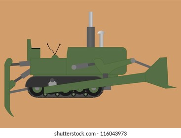 Vehicle for digging and level of work.