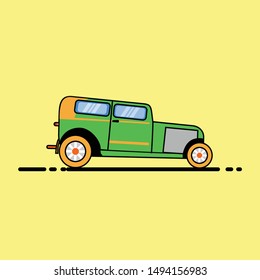 Vehicle Flat icon design, vector illustration 