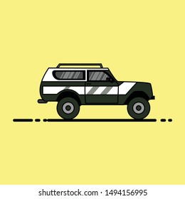 Vehicle Flat icon design, vector illustration 