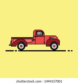 Vehicle Flat icon design, vector illustration 