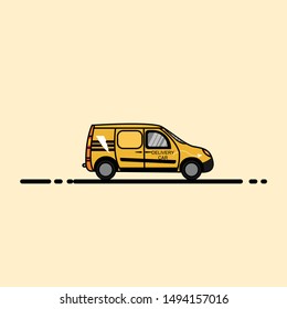 Vehicle Flat icon design, vector illustration 