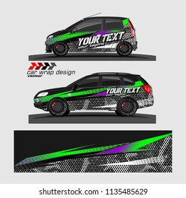 vehicle graphic kit. abstract lines with camouflage background for car vinyl sticker wrap