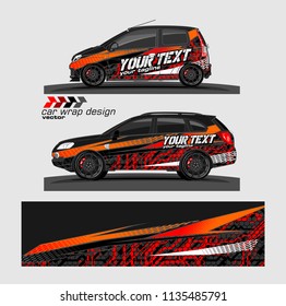 vehicle graphic kit. abstract lines with camouflage background for car vinyl sticker wrap