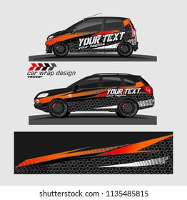 vehicle graphic kit. abstract lines with camouflage background for car vinyl sticker wrap