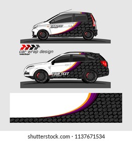 vehicle graphic kit. abstract lines with camouflage background for car vinyl sticker wrap