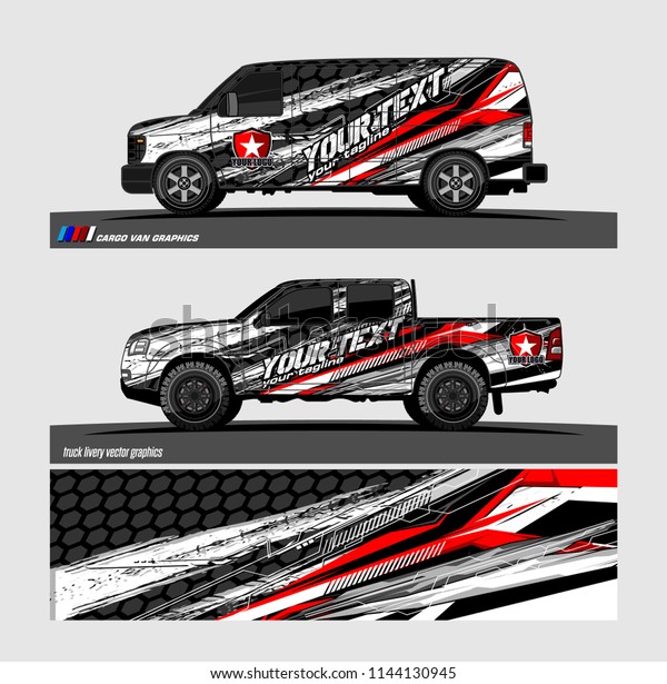 
vehicle graphic kit. abstract
lines with camouflage background for van and truck vinyl sticker
wrap