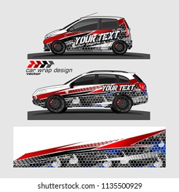 vehicle graphic kit design vector. abstract lines with camouflage background for car vinyl sticker wrap
