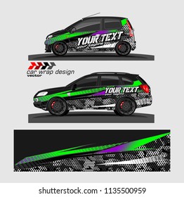 vehicle graphic kit design vector. abstract lines with camouflage background for car vinyl sticker wrap