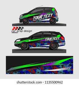 vehicle graphic kit design vector. abstract lines with camouflage background for car vinyl sticker wrap