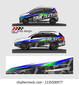 vehicle graphic kit design vector. abstract lines with camouflage background for car vinyl sticker wrap