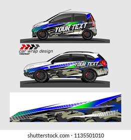 vehicle graphic kit design vector. abstract lines with camouflage background for car vinyl sticker wrap