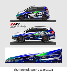 vehicle graphic kit design vector. abstract lines with camouflage background for car vinyl sticker wrap