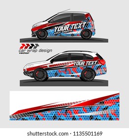 vehicle graphic kit design vector. abstract lines with camouflage background for car vinyl sticker wrap