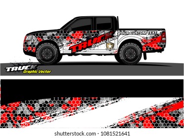 vehicle graphic vector. abstract grunge background design for vehicle vinyl wrap and car branding 