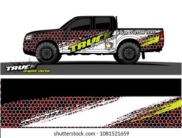 vehicle graphic vector. abstract grunge background design for vehicle vinyl wrap and car branding 