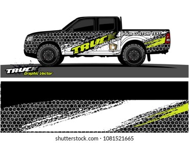 vehicle graphic vector. abstract grunge background design for vehicle vinyl wrap and car branding 