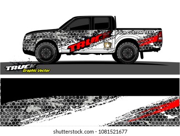 vehicle graphic vector. abstract grunge background design for vehicle vinyl wrap and car branding 