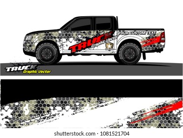 vehicle graphic vector. abstract grunge background design for vehicle vinyl wrap and car branding 