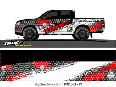 vehicle graphic vector. abstract grunge background design for vehicle vinyl wrap and car branding 