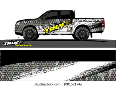 vehicle graphic vector. abstract grunge background design for vehicle vinyl wrap and car branding 