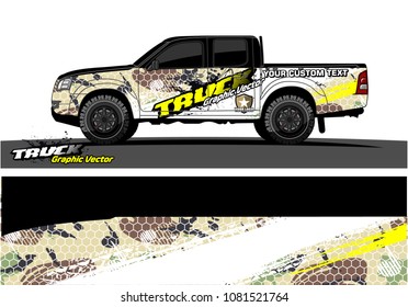 vehicle graphic vector. abstract grunge background design for vehicle vinyl wrap and car branding 