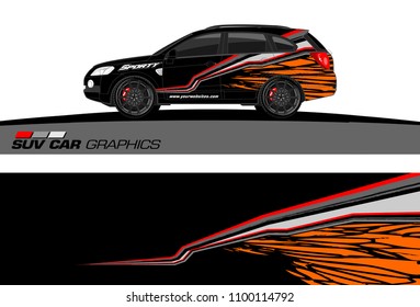 
vehicle graphic vector. abstract grunge background design for vehicle vinyl wrap and car branding 