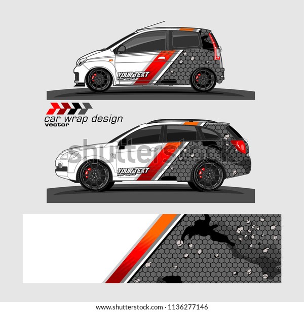 vehicle graphic vector kit.\
abstract lines with camouflage background for car vinyl sticker\
wrap