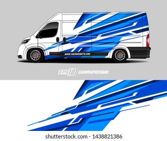 Vehicle graphic wrap design.  Abstract racing background for wrap vehicles, race cars, cargo vans, pickup trucks and livery.