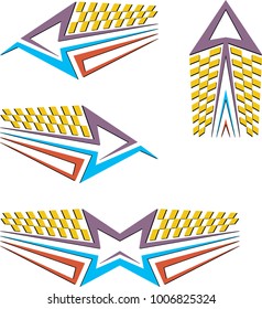 Vehicle Graphics, Stripe : Vinyl Ready Vector Art