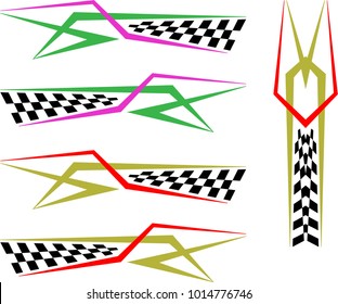 Vehicle Graphics, Stripe : Vinyl Ready Vector Art